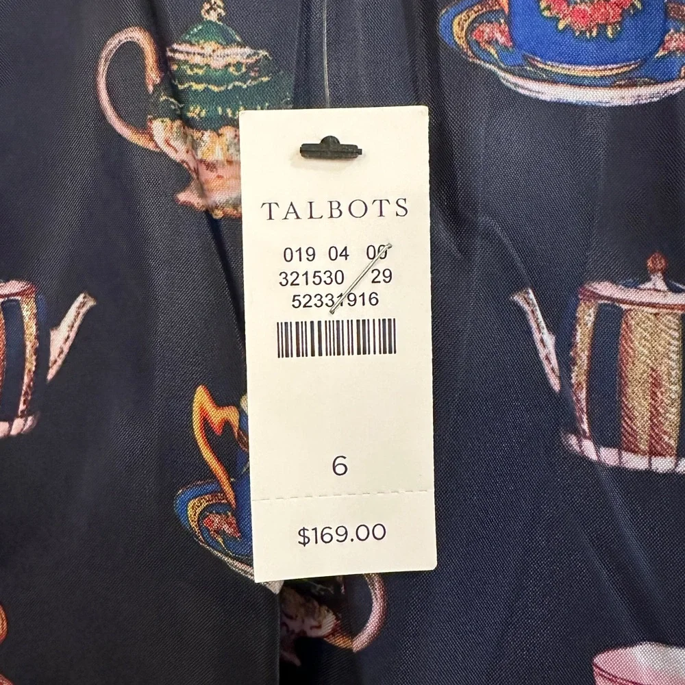 Talbots Pink Wool Blend Blazer Jacket NWT - Picture 11 of 11